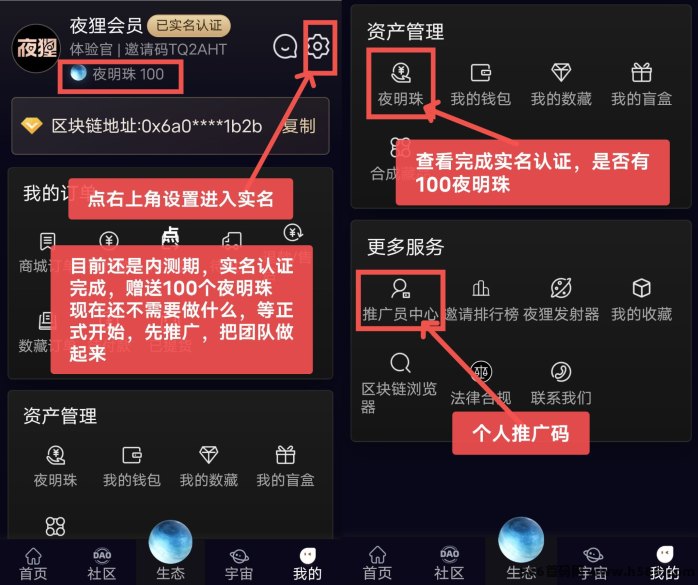 夜狸文创数字藏品内测攻略，零送夜明珠，轻松布局未来分荭！