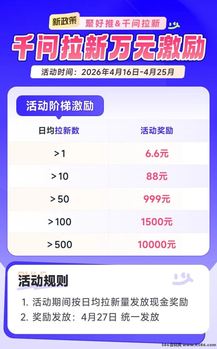 聚好推千问拉上线，高单价短视频推广新模式解析，零门槛操作+高收溢机会全面升级