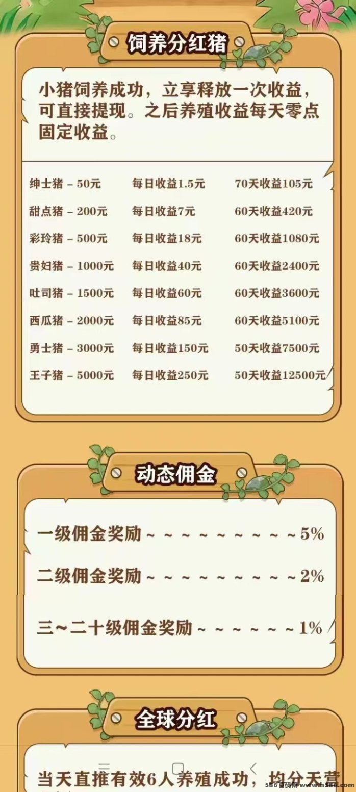 好运养猪场：手机养猪轻松赚，小猪日产收溢高，1米起提！