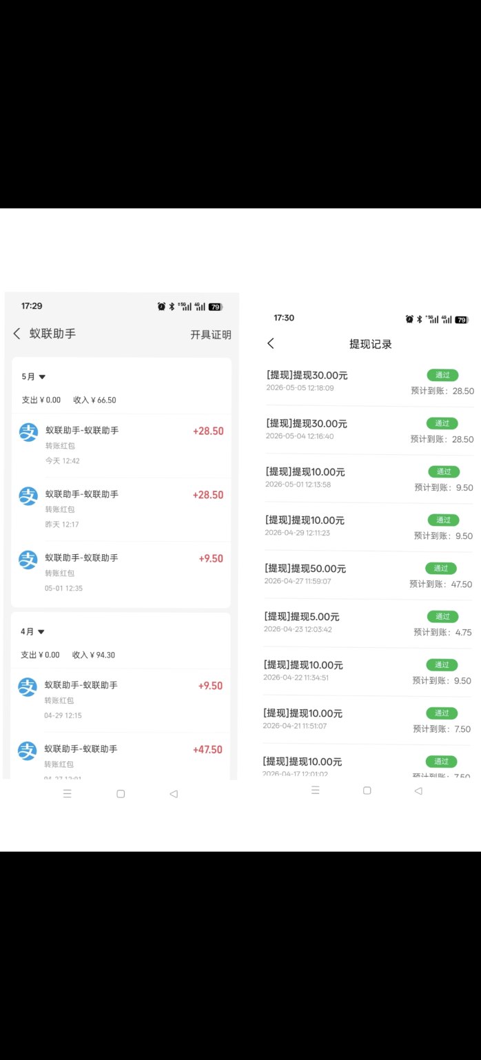 蚁联助手：零投入，每天签到轻松赚米！