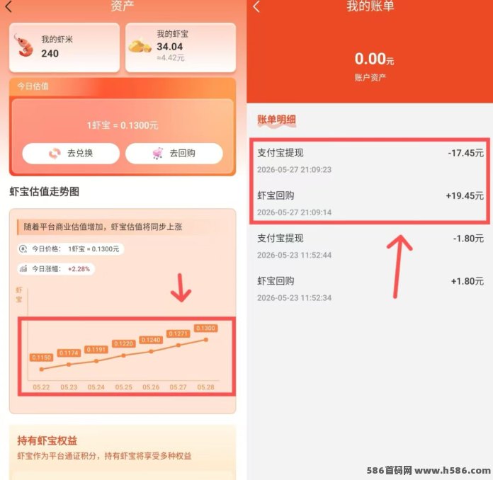 全民养虾玩法上线，零门槛喂养成长体系，轻松积累每日收溢！