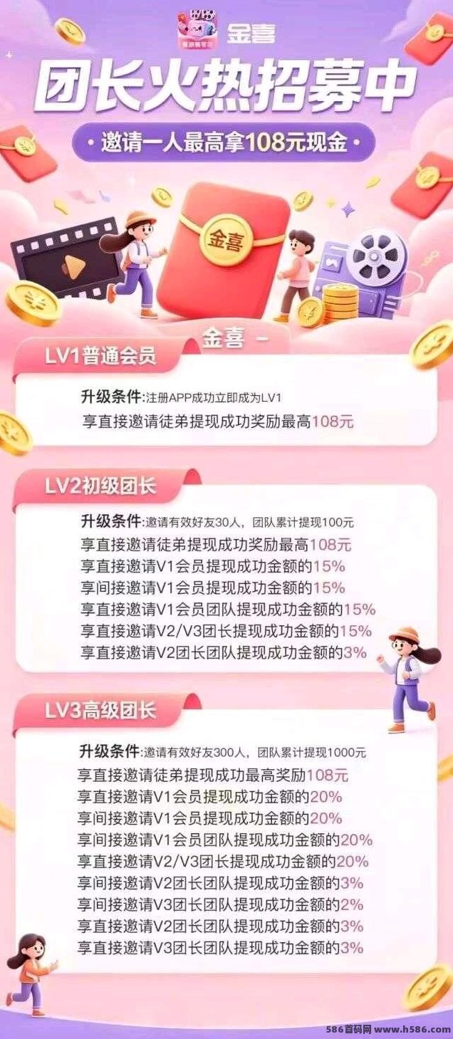 ​金喜首码上线，保底+顶包5000，看广告赚收溢，支持开高团！