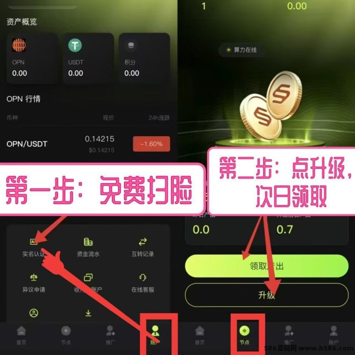OPN新模式来袭，2026爆火Daily升级版，节点升级每天收菜，前100名还有首发奖励！