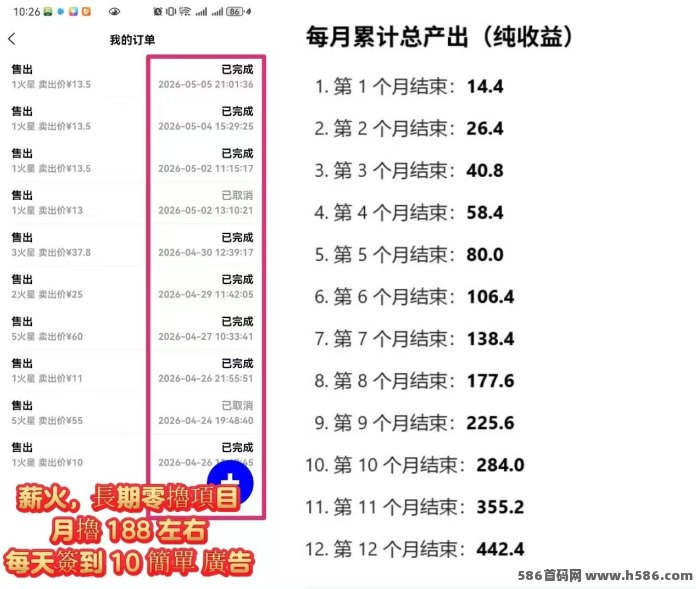 【薪火】黑马项目来袭，单号月收180+，多号收溢更可观！