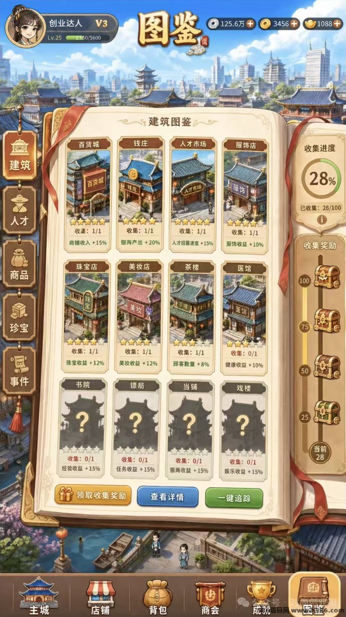 时尚创业街首码上线：多元化玩法+自动收溢，签到、任务、商会、百货城，收溢秒到，轻松开启副业
