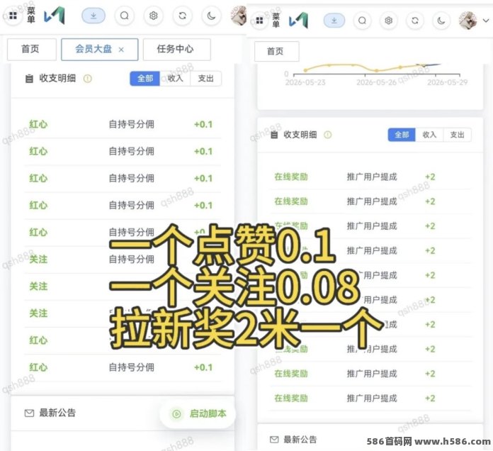发财视频号自动躺赚项目，直招代哩，单号日产30+，团队裂变拿渠道收溢！